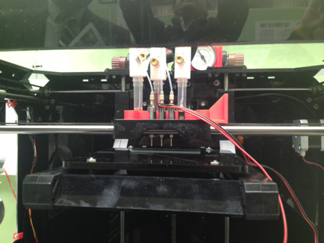 Faulkner-Jones' bio-printer is hacked from a MakerBot Faulkner-Jones' bio-printer is hacked from a MakerBot