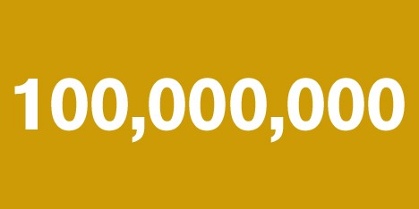 100 000 000 pageviews on Dezeen