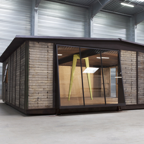 One-room prefab house by Jean Prouvé on sale at Design Miami for $2.5m