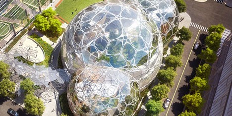 Amazon wins approval for Seattle headquarters inside giant orb-shaped greenhouses