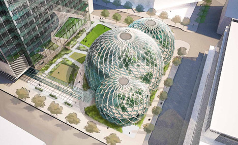 Amazon wins approval for Seattle headquarters inside giant orb-shaped greenhouses