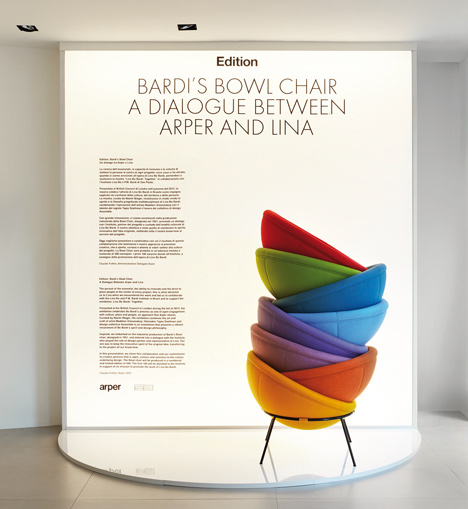 Bowl chair by Lina Bo Bardi reissued by Arper_dezeen_10