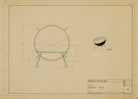 Bowl chair by Lina Bo Bardi reissued by Arper_dezeen_7