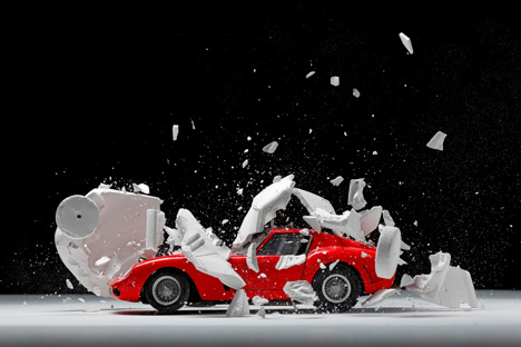 Disintegrating and Hatch cars by Fabien Ofner