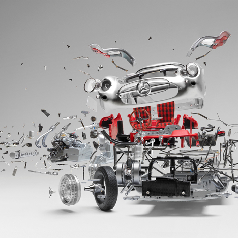 Disintegrating and Hatch cars by Fabien Ofner