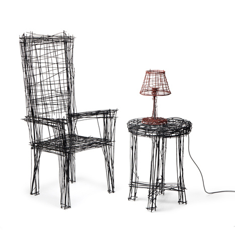 Drawing Furniture series by Jinil Park
