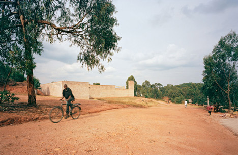 Clay brick education centre in Rwanda by Dominikus Stark Architekten