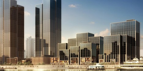 Foster and Heatherwick team up on Shanghai finance centre