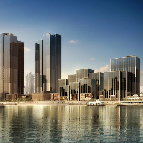 Foster and Heatherwick team up on Shanghai finance centre
