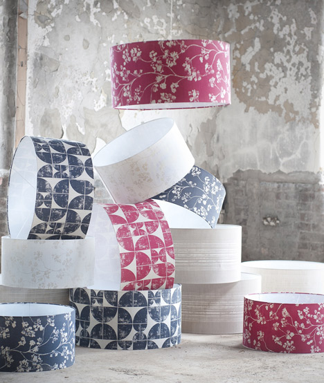 Ian Mankin Lampshades at Interiors UK 2014