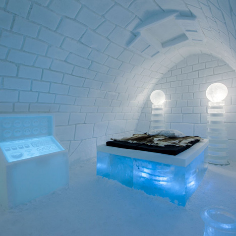 It's Alive! Frankenstein-themed Icehotel room by PINPIN Studio