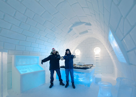 It's Alive! Frankenstein-themed Icehotel room by PINPIN Studio