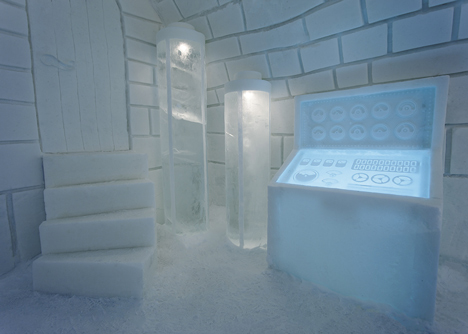 It's Alive! Frankenstein-themed Icehotel room by PINPIN Studio