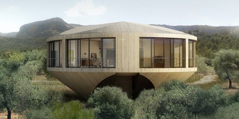 Johnston Marklee designs rotunda residence for series of Spanish holiday homes