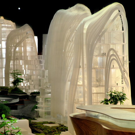 Model of Nanjing Zendai Himalayas Center