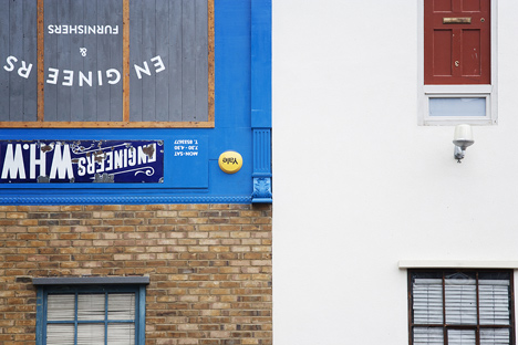 Miner on the Moon by Alex Chinneck is an upside-down building in London