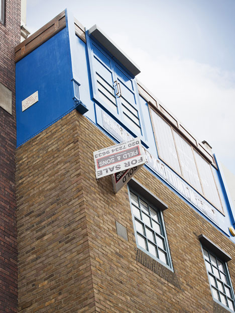 Miner on the Moon by Alex Chinneck is an upside-down building in London