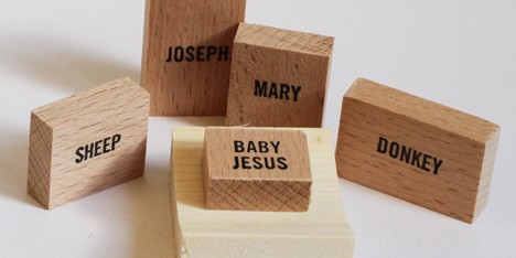 Minimal Nativity Set by Emelie Voirin