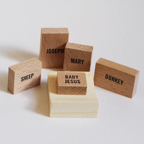 Minimal Nativity Set by Emelie Voirin