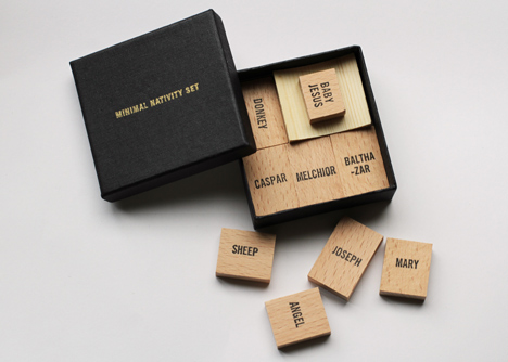 Minimal Nativity Set by Emelie Voirin