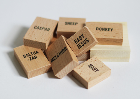 Minimal Nativity Set by Emelie Voirin