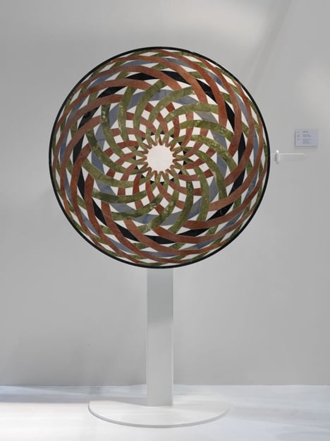 Optical illusions created by spinning marble disks by Raffaello Galiotto for Lithos Design