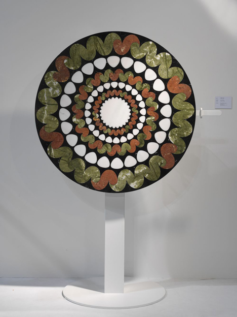 Optical illusions created by spinning marble disks by Raffaello Galiotto for Lithos Design