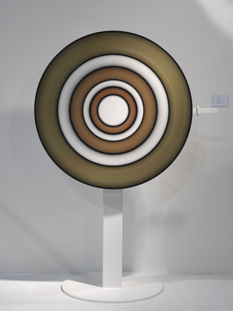 Optical illusions created by spinning marble disks by Raffaello Galiotto for Lithos Design
