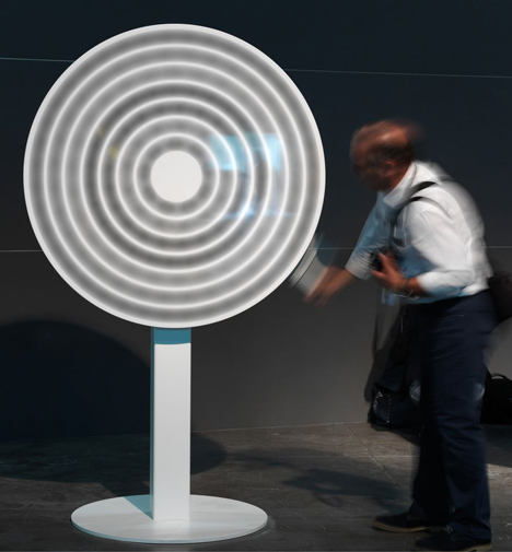 Optical illusions created by spinning marble disks by Raffaello Galiotto for Lithos Design