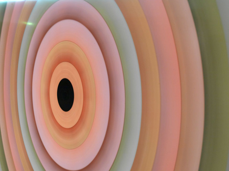 Optical illusions created by spinning marble disks by Raffaello Galiotto for Lithos Design