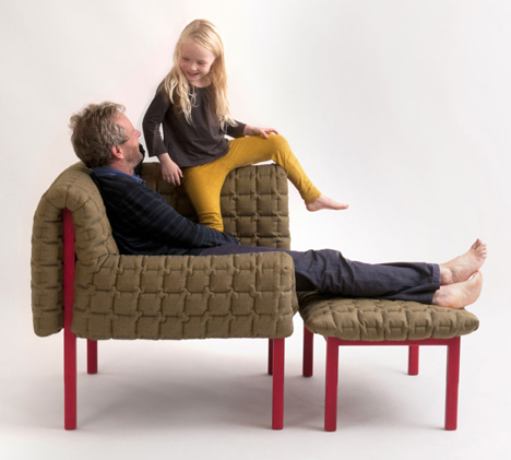 Ruché Armchair by Inga Sempé for Ligne Roset