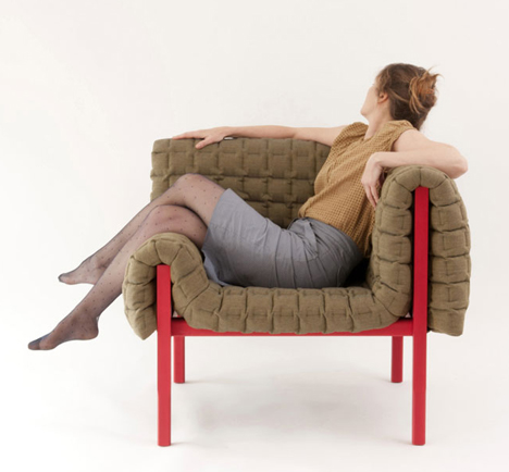 Ruché Armchair by Inga Sempé for Ligne Roset