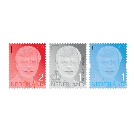 Studio Job designs postage stamp for the new Dutch king Willem-Alexander