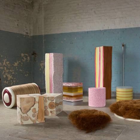 Importance of the Obvious furniture that looks like sweets by Matthias Borowski