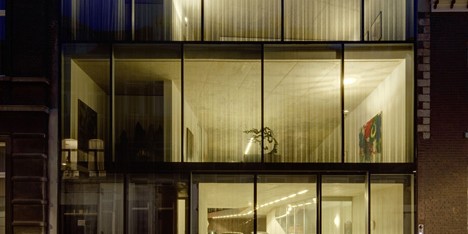 Wiel Arets completes a glazed house for a vintage car collector