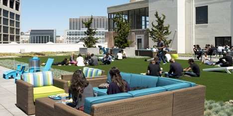 Twitter's colourful global headquarters by IA Architects and Lundberg Design
