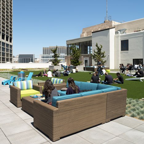 Twitter's colourful global headquarters by IA Architects and Lundberg Design