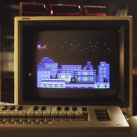Vintage computers sing a Christmas carol