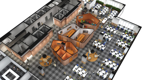 Walmart.com office in Brazil by Estudio Guto Requena