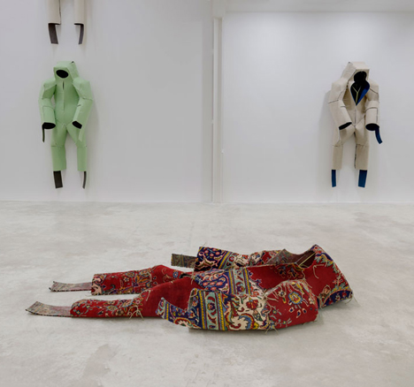 We cant go home again exhibition by Didier Faustino_dezeen_2