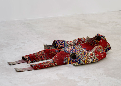 We cant go home again exhibition by Didier Faustino_dezeen_5