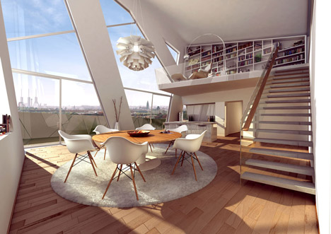Daniel Libeskind designs metallic apartment block for Berlin's Chausseestrasse