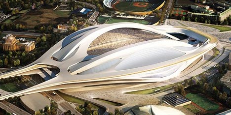 Zaha Hadid's Tokyo Olympic stadium