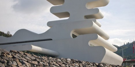 Georgia border checkpoint infrastructural architecture