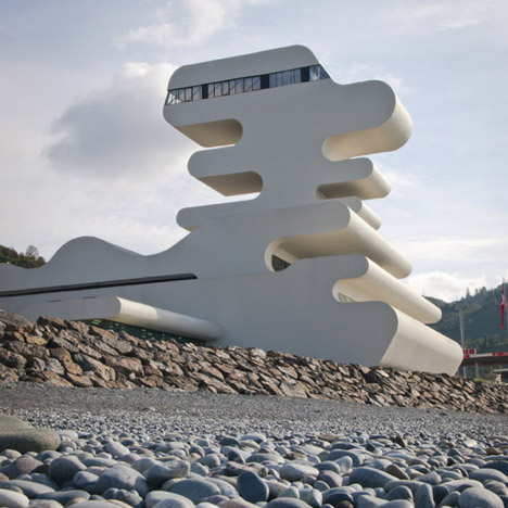 Georgia border checkpoint infrastructural architecture