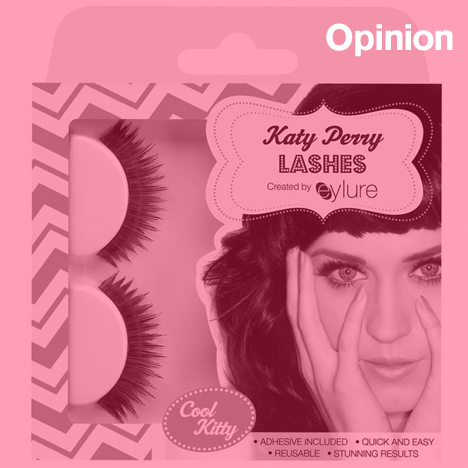 Opinion column Kieran Long Katy Perry eyelashes