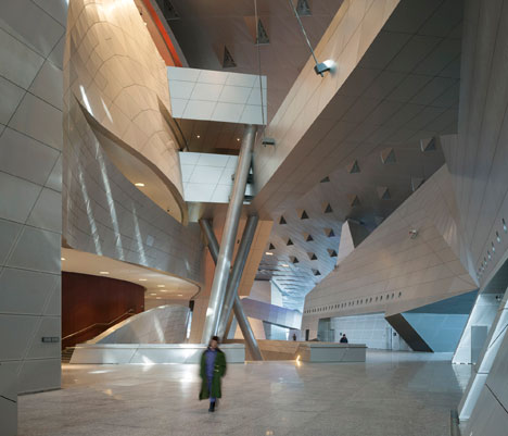 Interior: Dalian Congress Centre by Coop Himmelb(l)au photographed by Duccio Malagamba