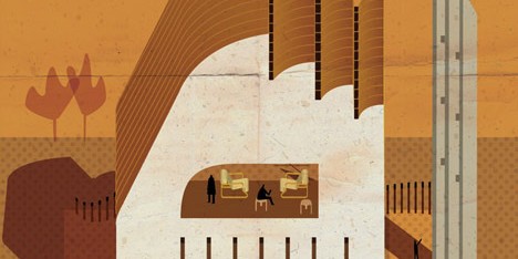 Federico Babina creates Archibet, an illustrated alphabet of architects