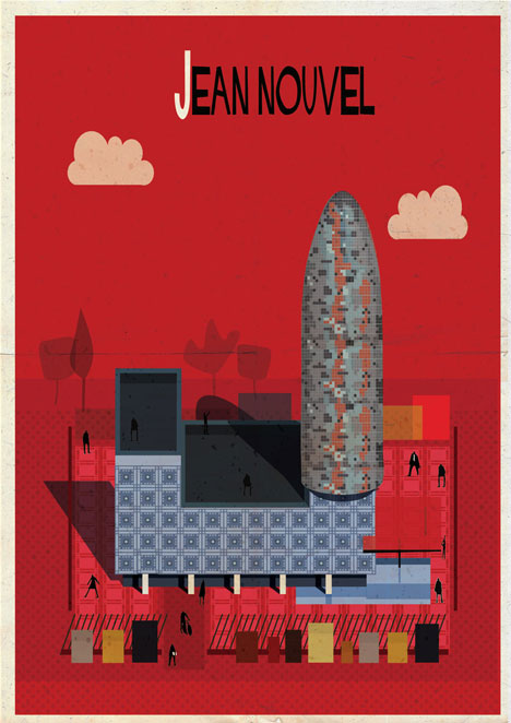 Archibet alphabet of architects by Federico Babina