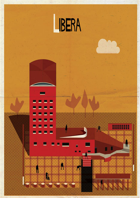 Archibet alphabet of architects by Federico Babina